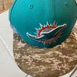 Teal and Camo Snapback Cap